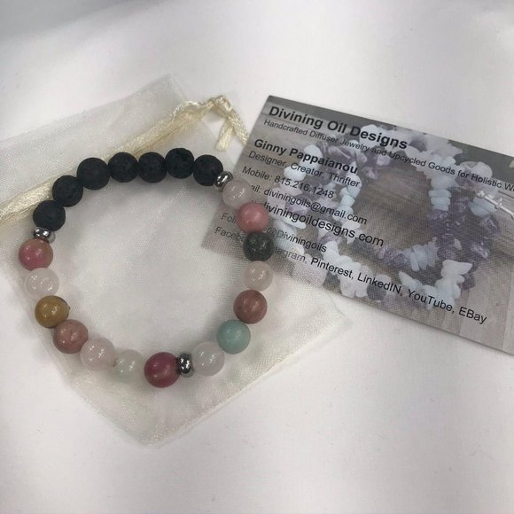 Solar Plexus Chakra Aromatherapy Bracelet - Picture 4 of 4